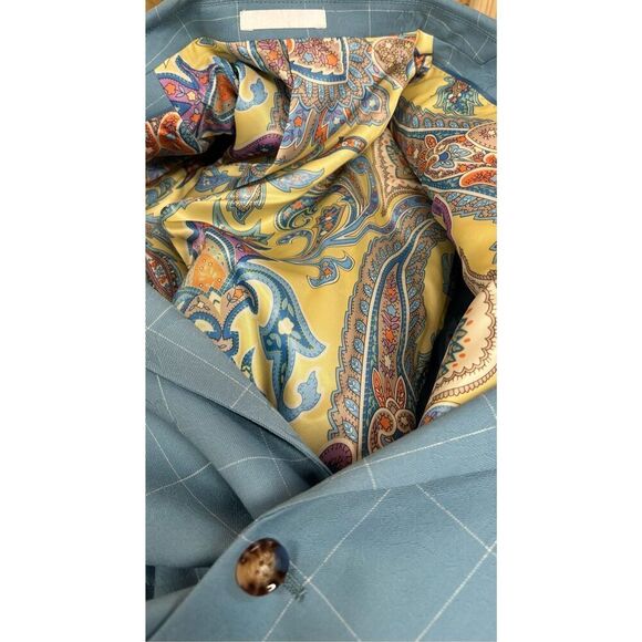 Tayion Classic Fit Suit Separates Coat Light Blue NWT Size 46R - Picture 7 of 9